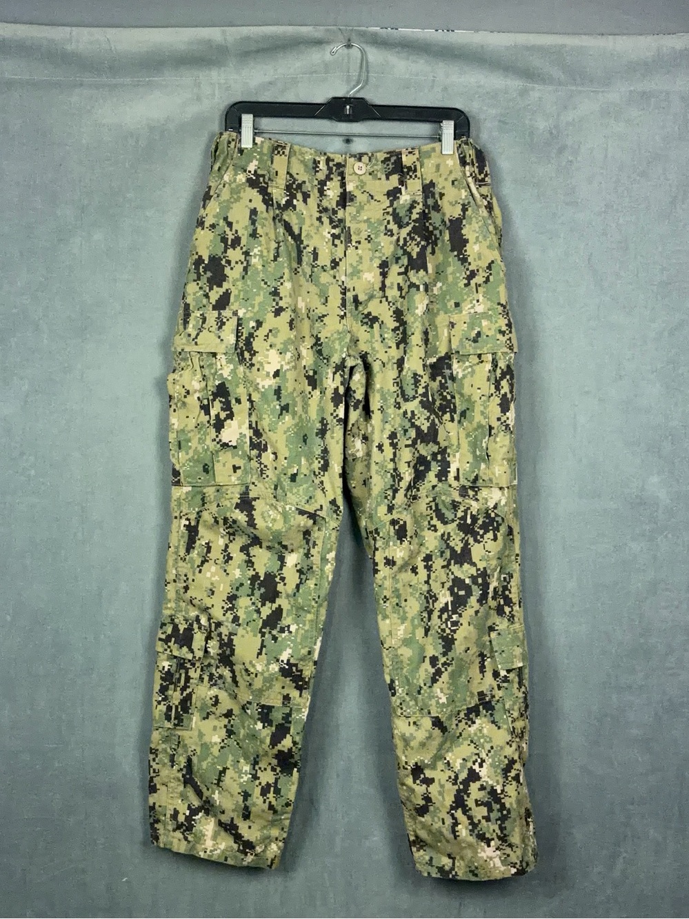 US Navy Combat Pants NWU Type III Woodland Camo Fire Resistant FROG Size Medium